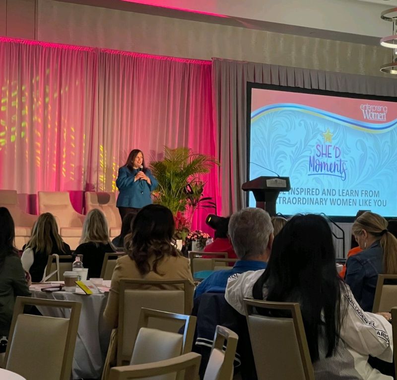 Esther Poulsen Speaks about Grief at 2021 Enterprising Women Conference